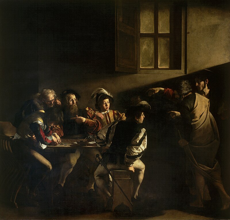 The Calling of Saint Matthew by Caravaggio